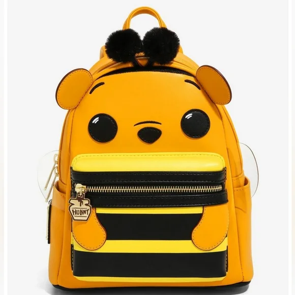 Loungefly Funko Pop! Disney Winnie the Pooh Bee Mini Backpack - Picture 1 of 11